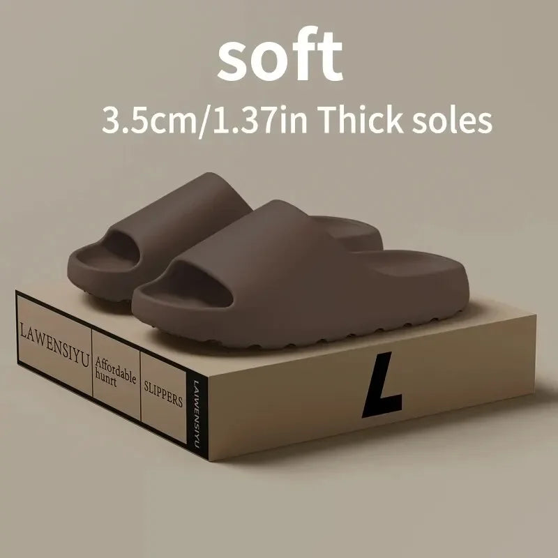 Coconut Slippers Feel like Stepping on Thick-soled Sandals Summer New Non-slip Wearing Sandals