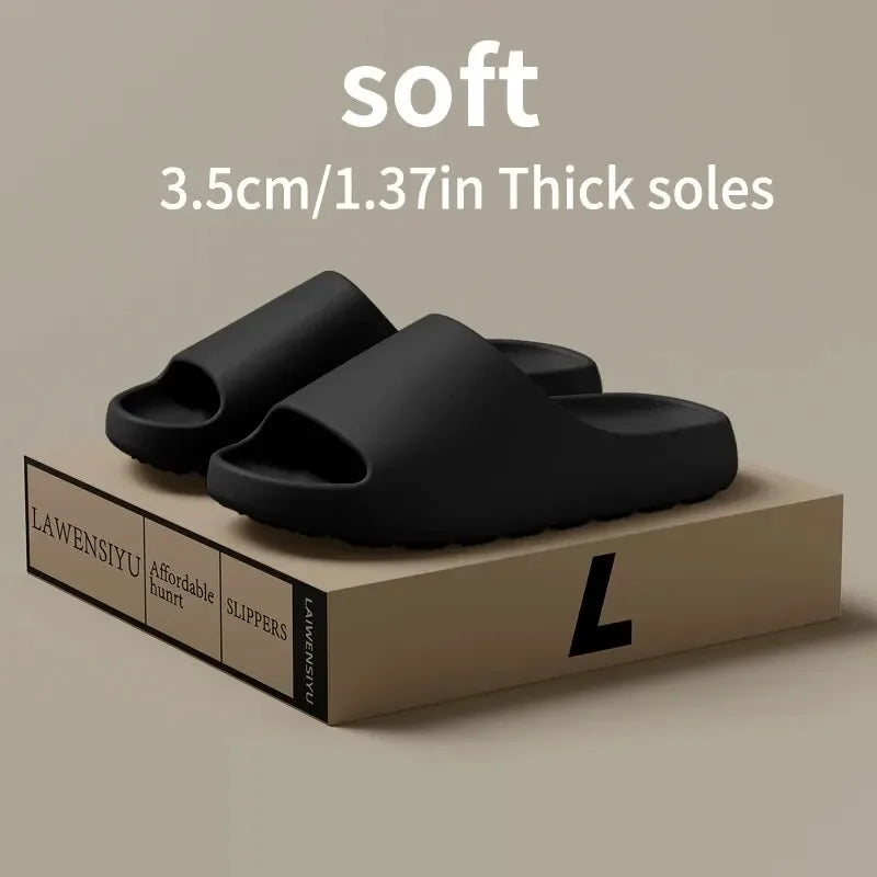 Coconut Slippers Feel like Stepping on Thick-soled Sandals Summer New Non-slip Wearing Sandals