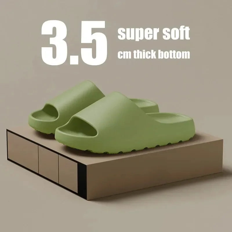 Coconut Slippers Feel like Stepping on Thick-soled Sandals Summer New Non-slip Wearing Sandals